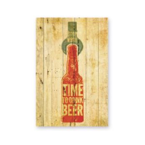 cuadro-decoracion-madera-time-to-drink-beer
